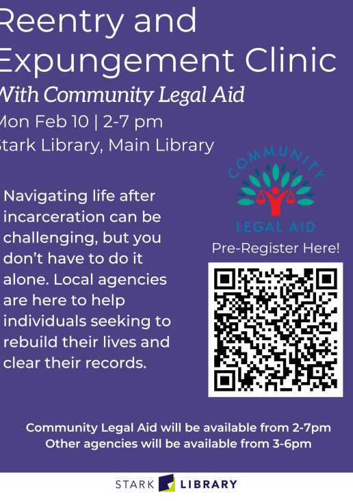 Flyer for reentry clinic